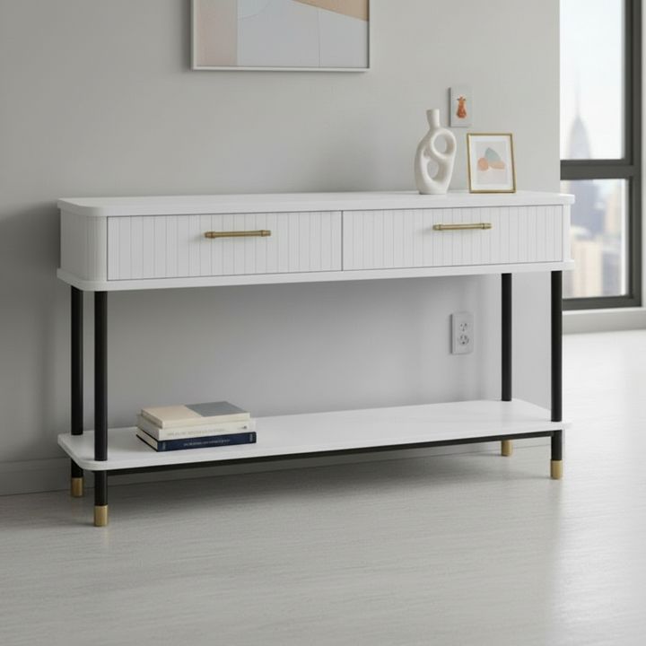 Sophia Console Table - White
