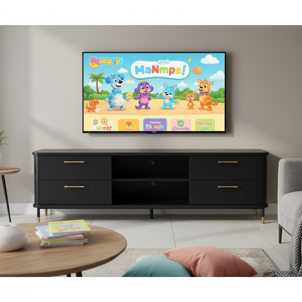 Sophia Entertainment Unit - Black