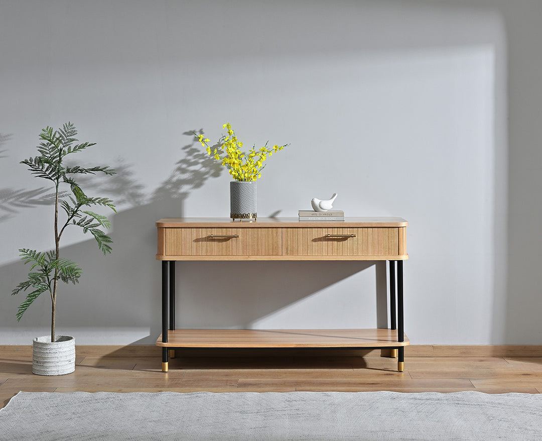 Sophia Oak Console Table - Natural