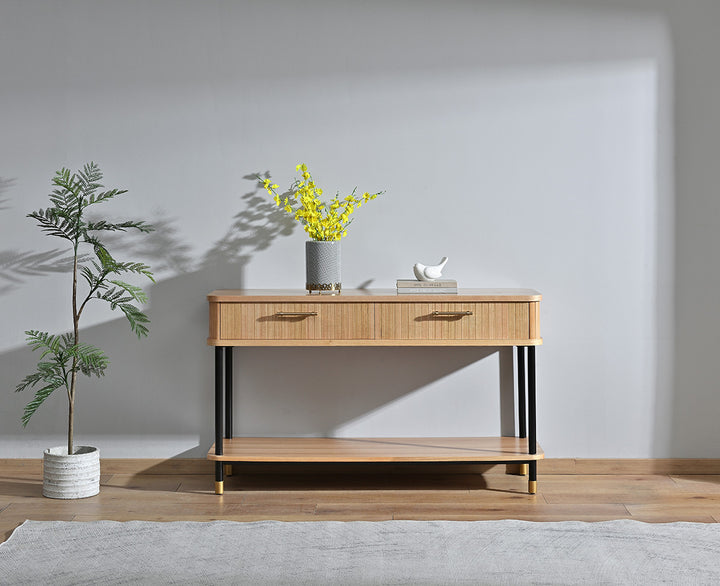 Sophia Oak Console Table - Natural