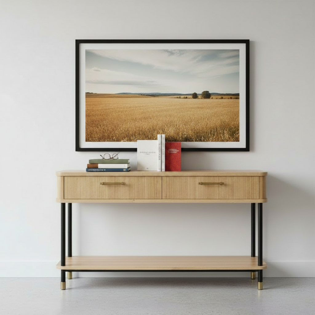 Sophia Oak Console Table - Natural