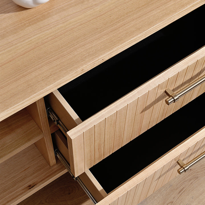 Sophia Oak Entertainment Unit - Natural
