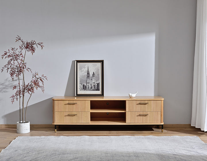 Sophia Oak Entertainment Unit - Natural