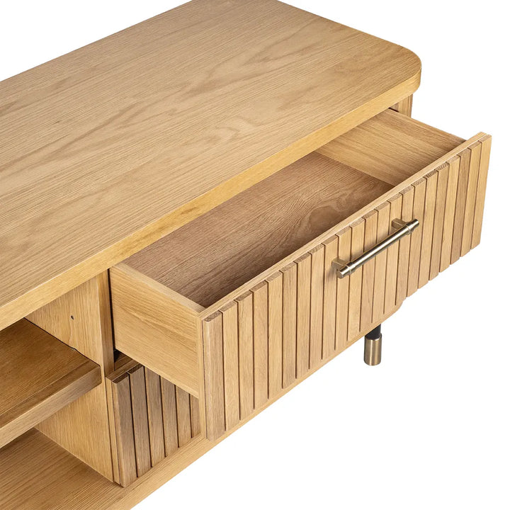 Sophia Oak Entertainment Unit - Natural