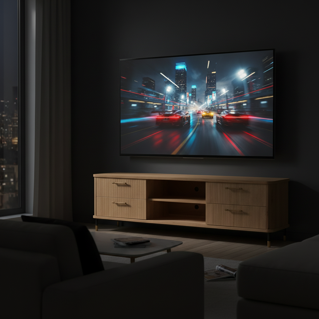 Sophia Oak Entertainment Unit - Natural