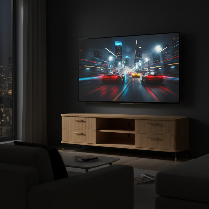 Sophia Oak Entertainment Unit - Natural
