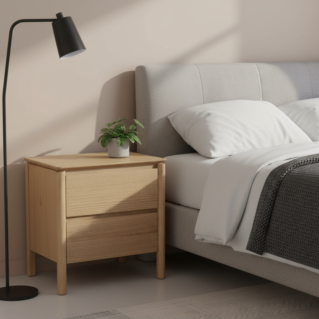 Spokane Timber Bedside Table