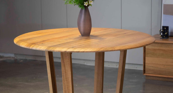 St Ives 160cm Round Timber Dining Table