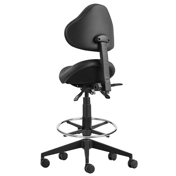 Stage Industrial Drafting Saddle Seat Stool