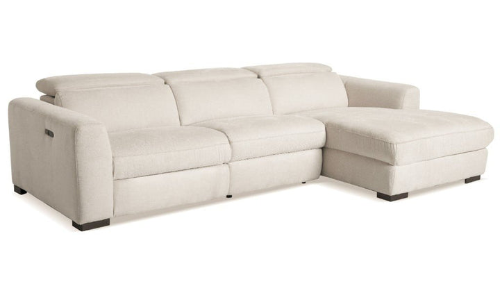 Sutton Forest Fabric Electric Recliner RHF Chaise Sofa