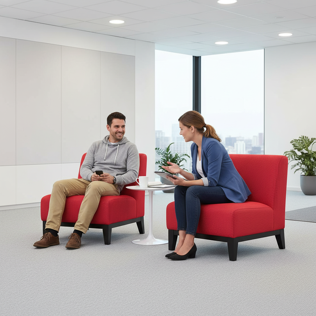 Syed Upholstered Accent Chair - Red