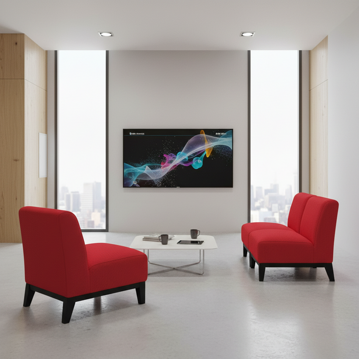 Syed Upholstered Accent Chair - Red