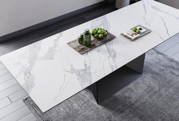 Sydney Extension Dining Table - Marmo Ceramic