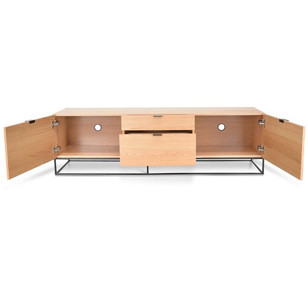 Talia Entertainment TV Unit - Natural Oak