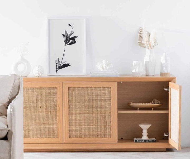 Talley Rattan Doors 1.8m Buffet Unit - Natural