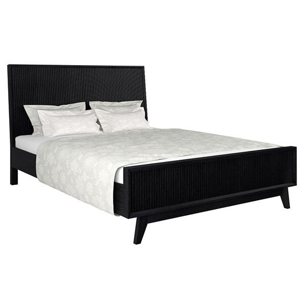 Tallong Solid Timber King Bed - Black