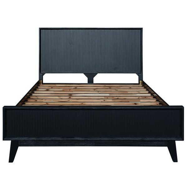 Tallong Solid Timber King Bed - Black