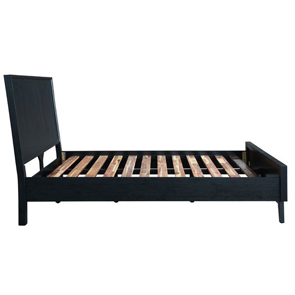 Tallong Solid Timber King Bed - Black