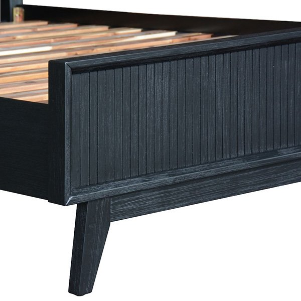 Tallong Solid Timber King Bed - Black