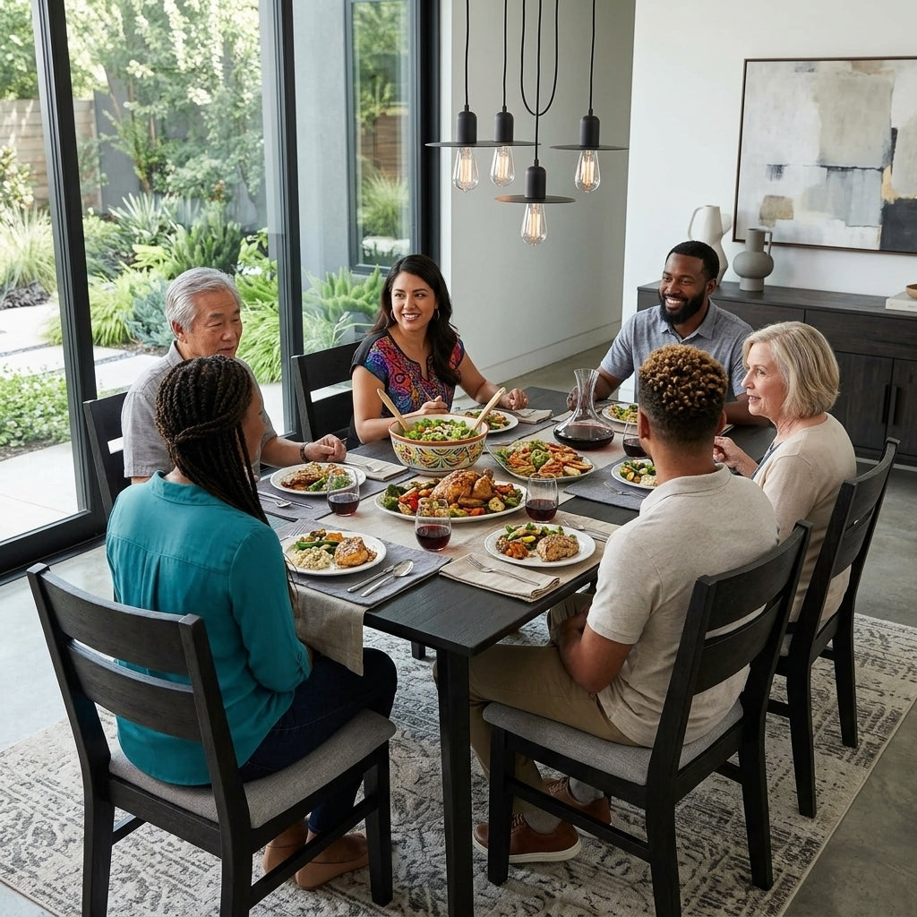 Tallong 7 Piece Solid Timber Dining Set