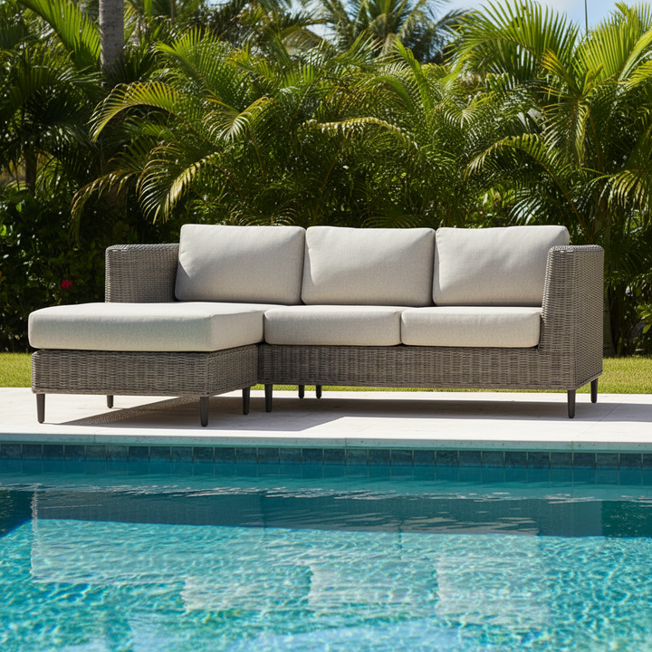 Gold Coast Outdoor 3-Seater Lounge with Reversible Chaise