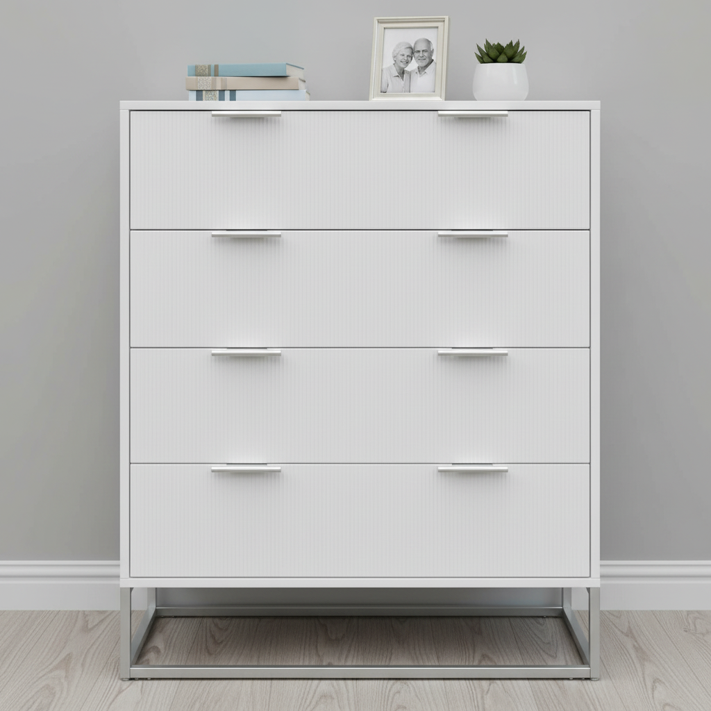Tarrant White Tallboy $625 ($1395) + more up to 67% off Cassa Vida Warehouse Clearance