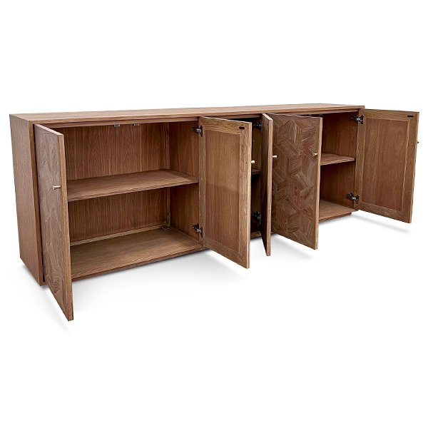 Terrell 2.4m Oak Sideboard Unit - Natural