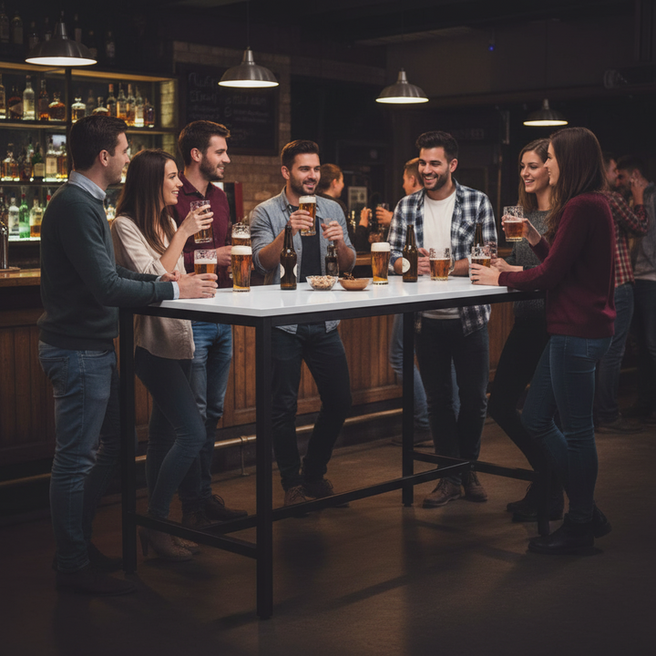 Terrigal Steel Frame High Bar Table