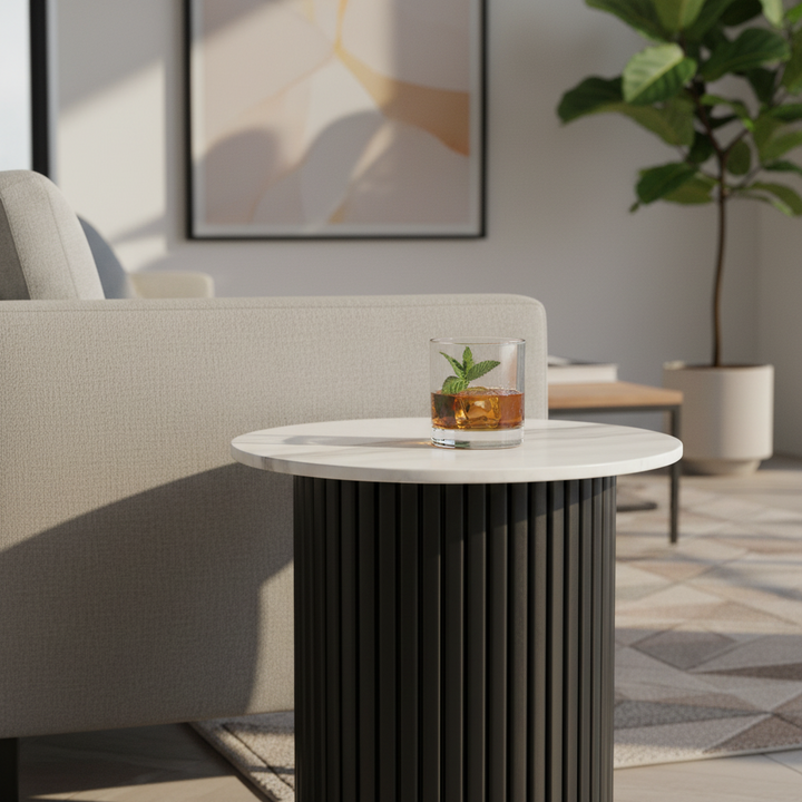 Terry Marble Side Table