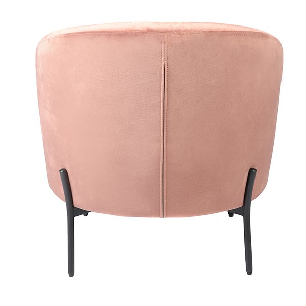 Theodor Velvet Armchair - Blush