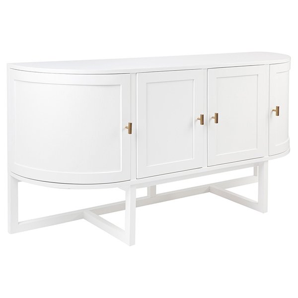 Theodore 4 Door Buffet - White