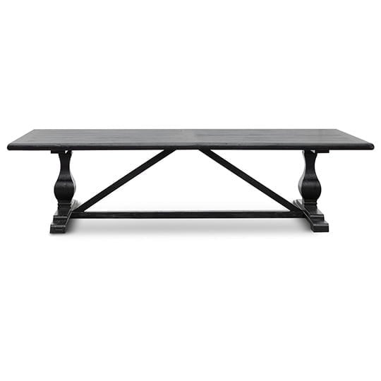 Titan Reclaimed Dining Table 3m - Black