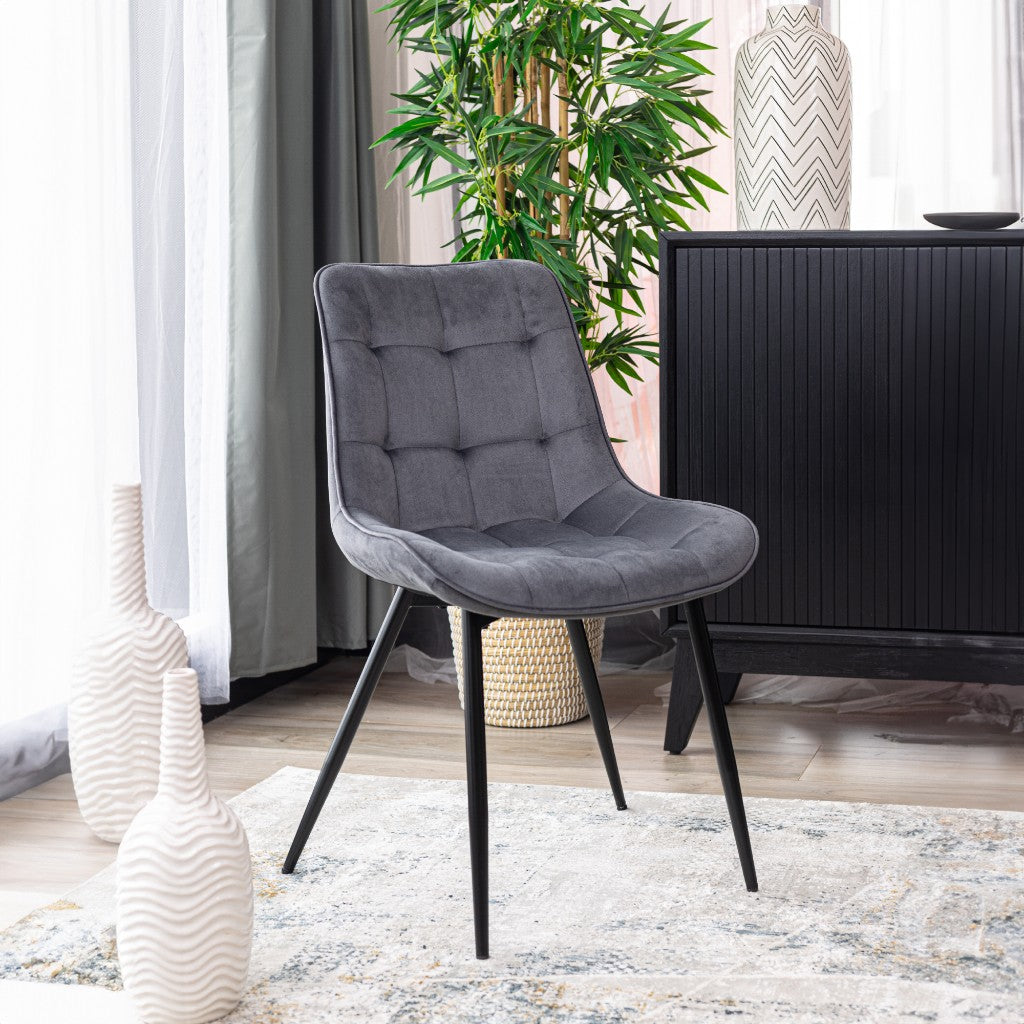 Tom Dining Chair - Dark Grey