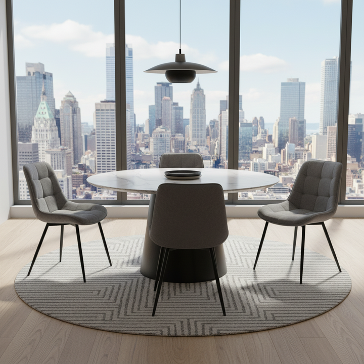 Tom Dining Chair - Dark Grey