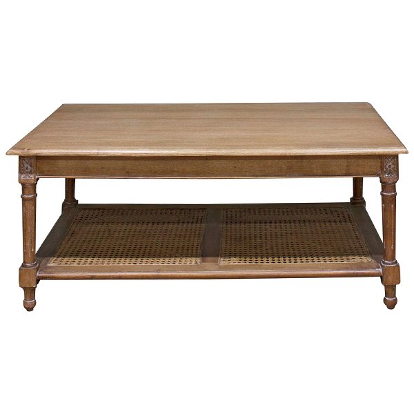 Toulouse Wood Coffee Table - Weathered Oak