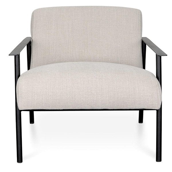 Tracy Fabric Lounge Chair - Beige