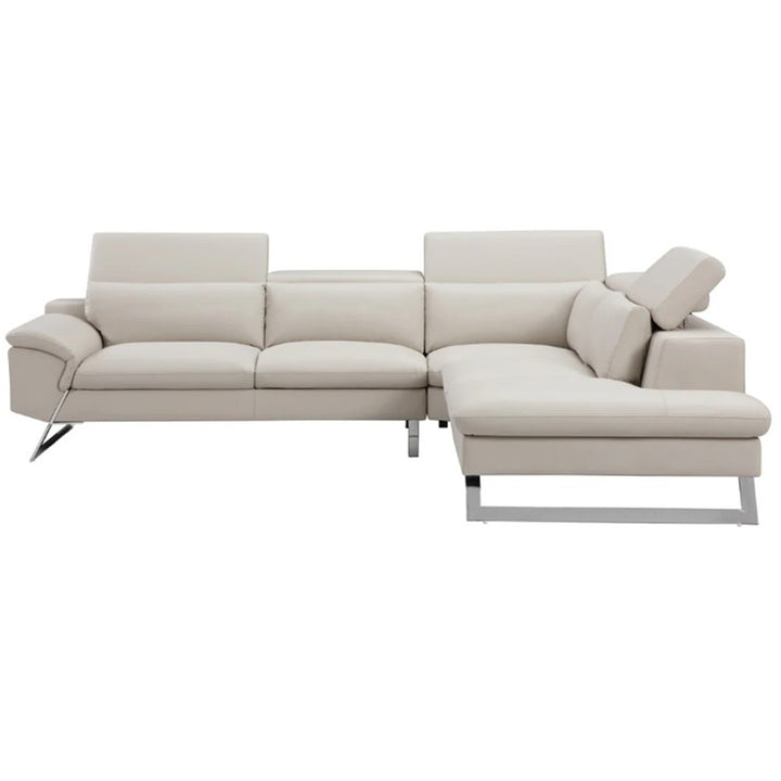 Tranquil Chaise Leather Corner Sofa