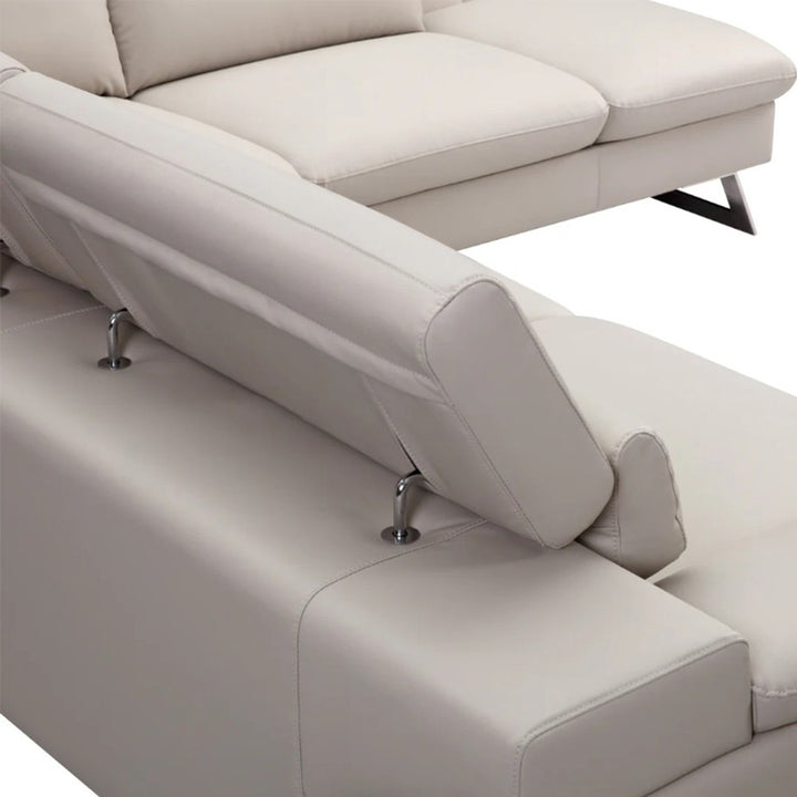 Tranquil Chaise Leather Corner Sofa