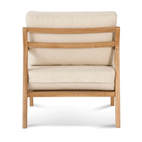 Trenton Fabric Armchair - Light Beige