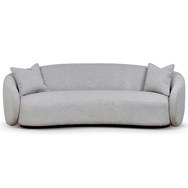 Trevor 3 Seater Fabric Sofa - Clay Grey