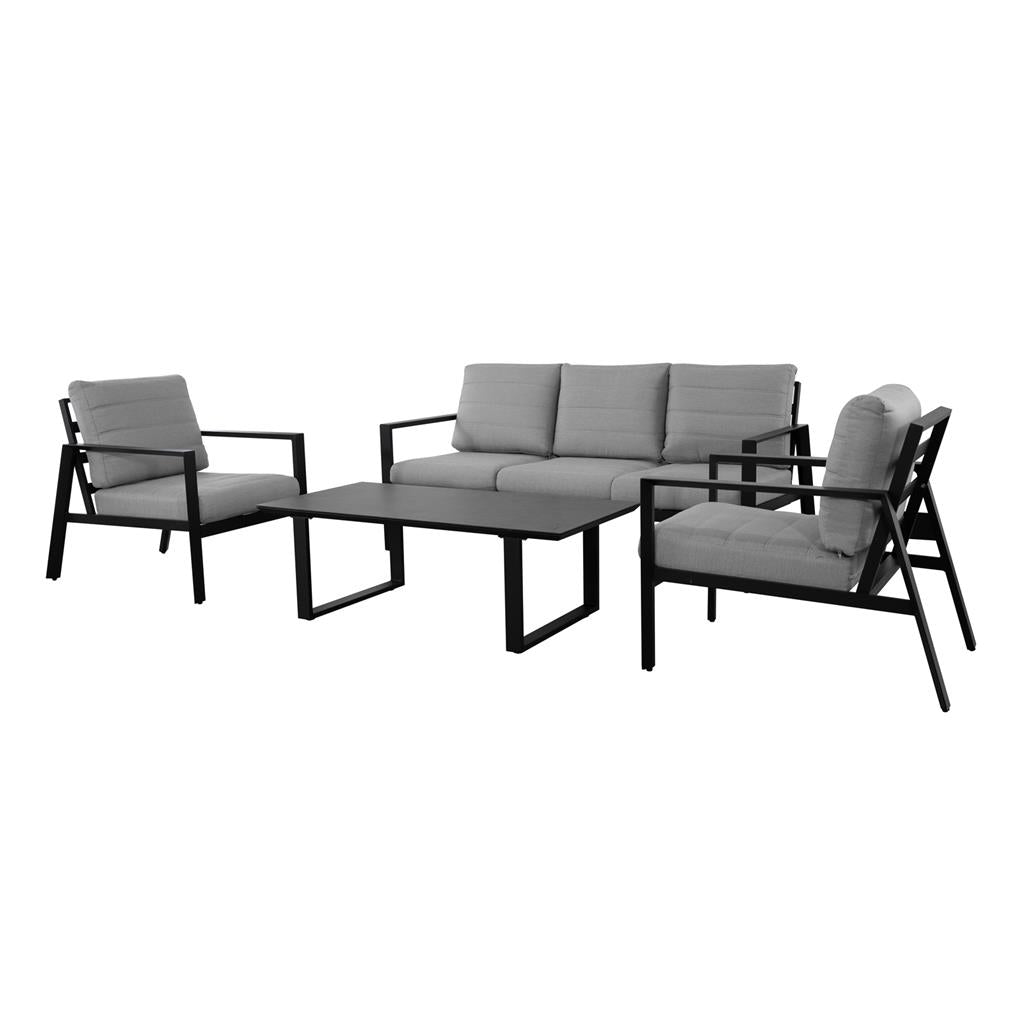 Tuscany 4-Piece Outdoor Lounge Setting - Anthracite