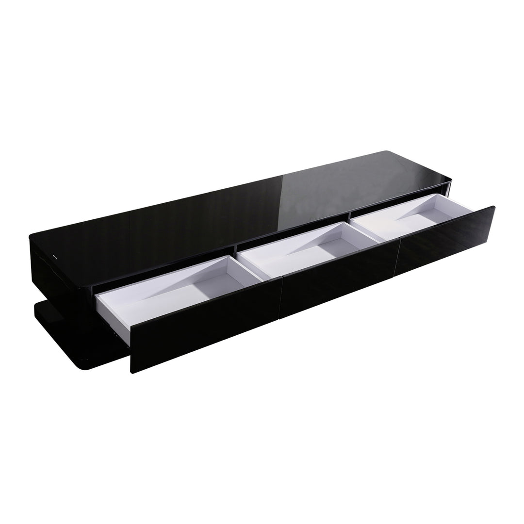 Ulrich 200cm TV Unit - Black