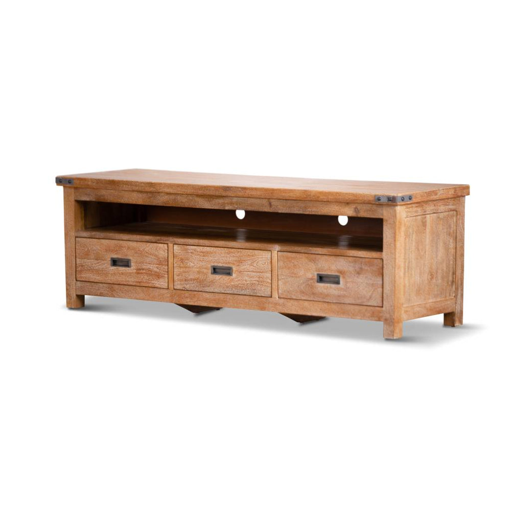 Wooden TV Unit Umbrie 3 Drawer
