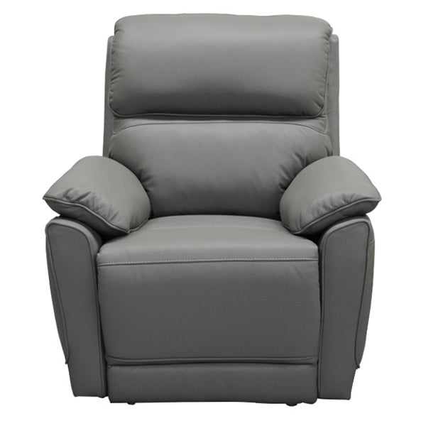 Umina Leather Recliner Arm Chair - Stone