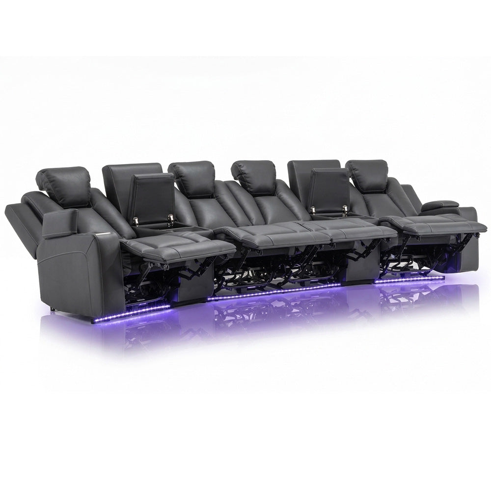 Uralla Dual Motor Fabric Home Theatre Recliner Seating