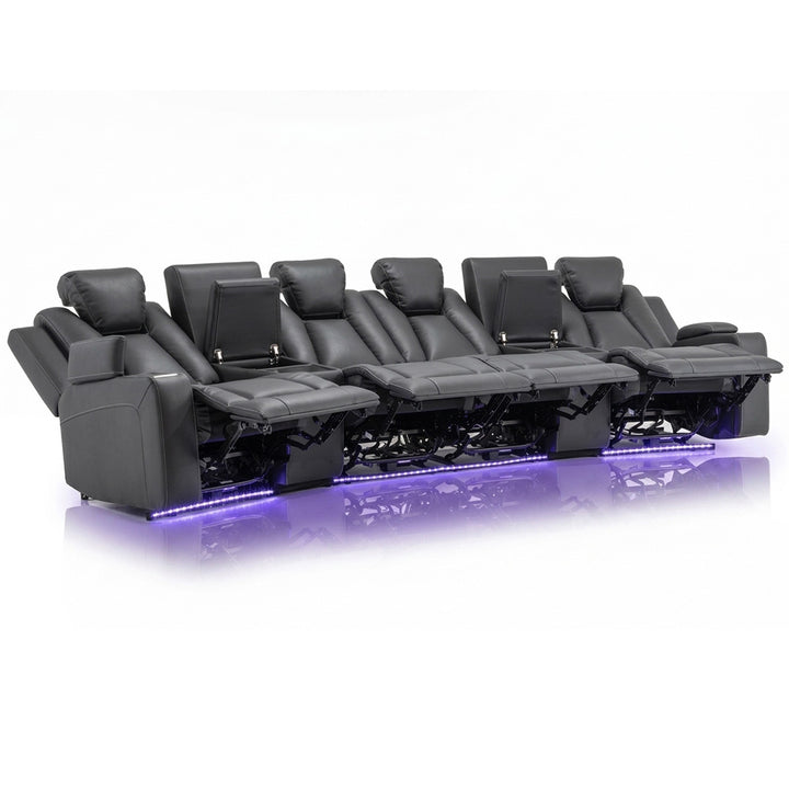 Uralla Dual Motor Fabric Home Theatre Recliner Seating