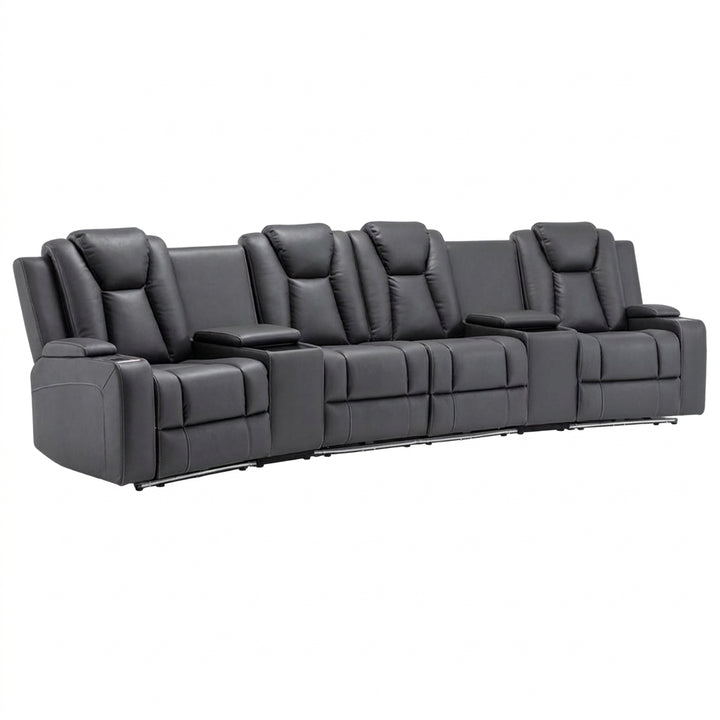 Uralla Dual Motor Fabric Home Theatre Recliner Seating