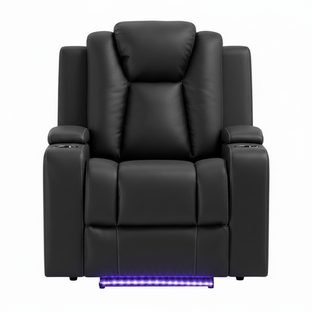 Uralla Dual Motor Fabric Recliner Armchair