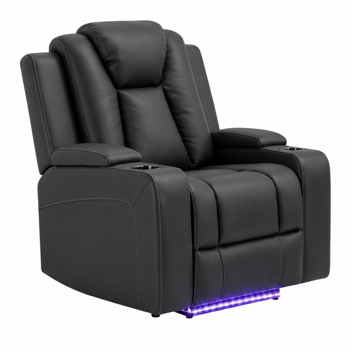 Uralla Dual Motor Fabric Recliner Armchair