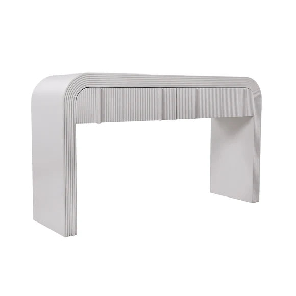 Savero 1.4m Console Table - White
